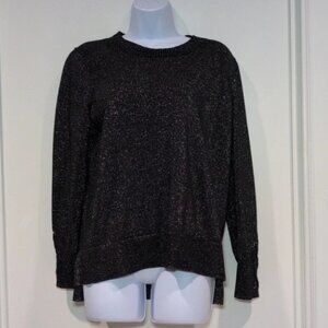 Michael Kors Black Metallic Sweater Large